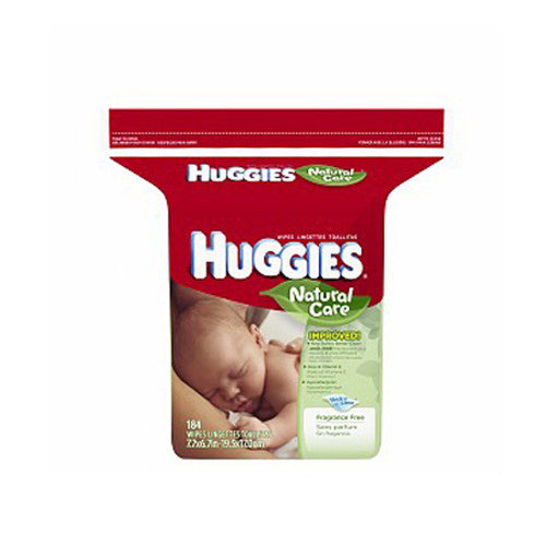 Huggies Natural Care Baby Wipes, Unscented Refill - 184 Ea